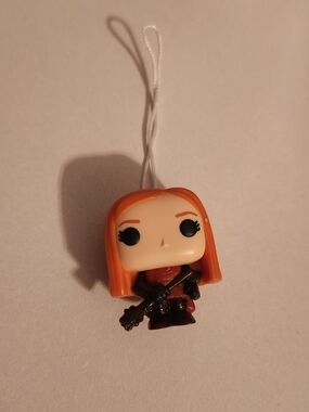 Ginny Weasley Mini Funko Pop Keychain, Harry Potter Charm